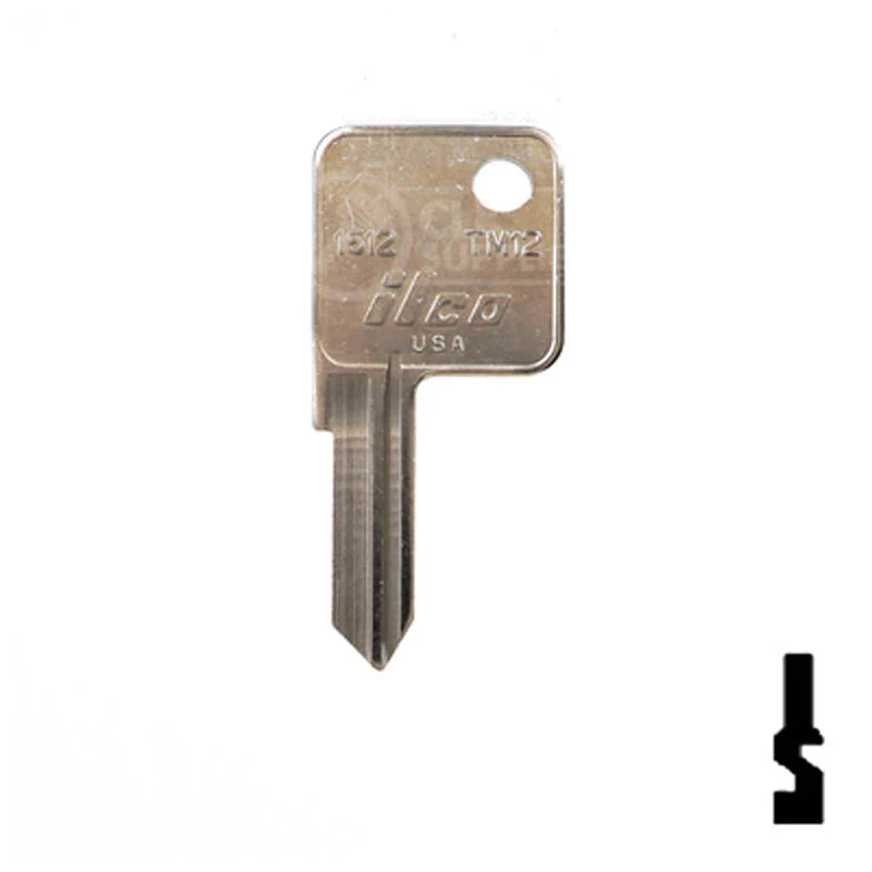 Uncut Key Blank | TriMark | TM12, 1612