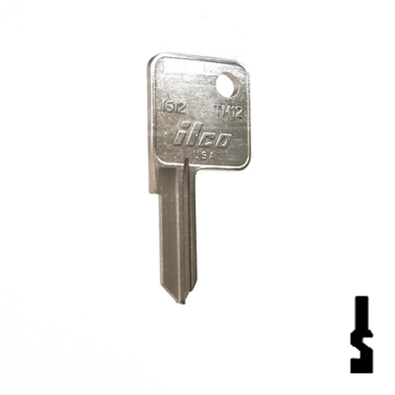 Uncut Key Blank | TriMark | TM12, 1612 - Image 3