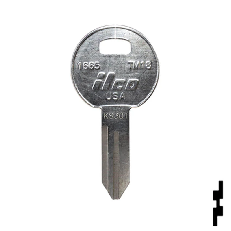 Uncut Key Blank | TriMark | TM18, 1665
