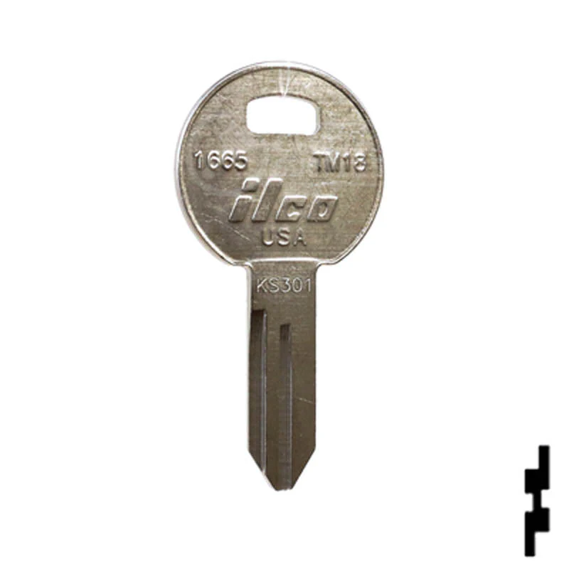 Uncut Key Blank | TriMark | TM18, 1665 - Image 2