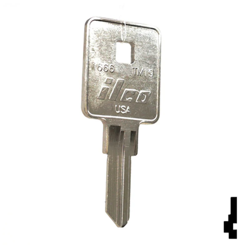 Uncut Key Blank | TriMark | TM19, 1666 - Image 3