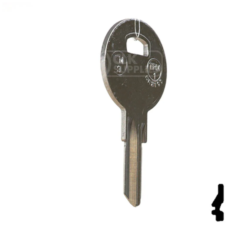 Uncut Key Blank | TriMark | TM9, 1609 - Image 16