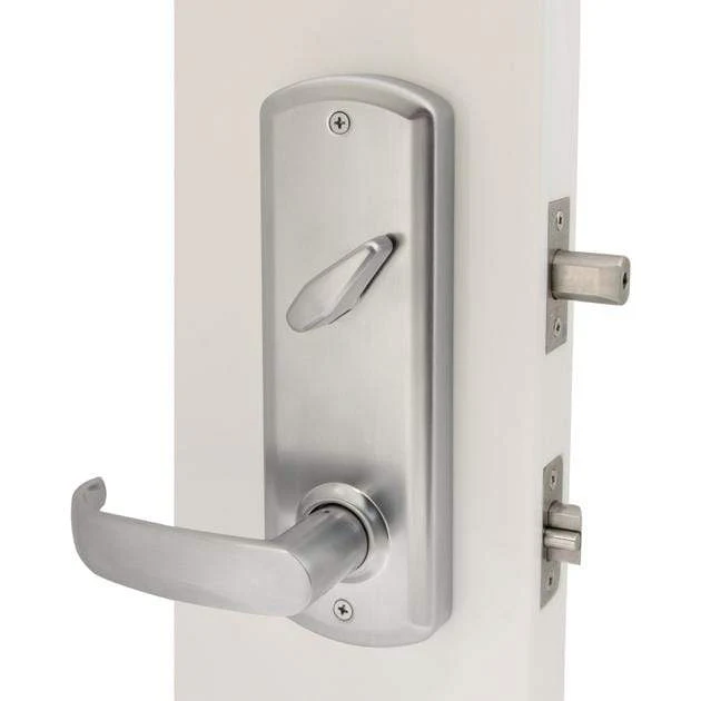 TownSteel E-Genius 2000 Series Grade 1 Interconnected Push Button Electronic Lock 5 1/2" On Center-Satin Chrome - Image 2