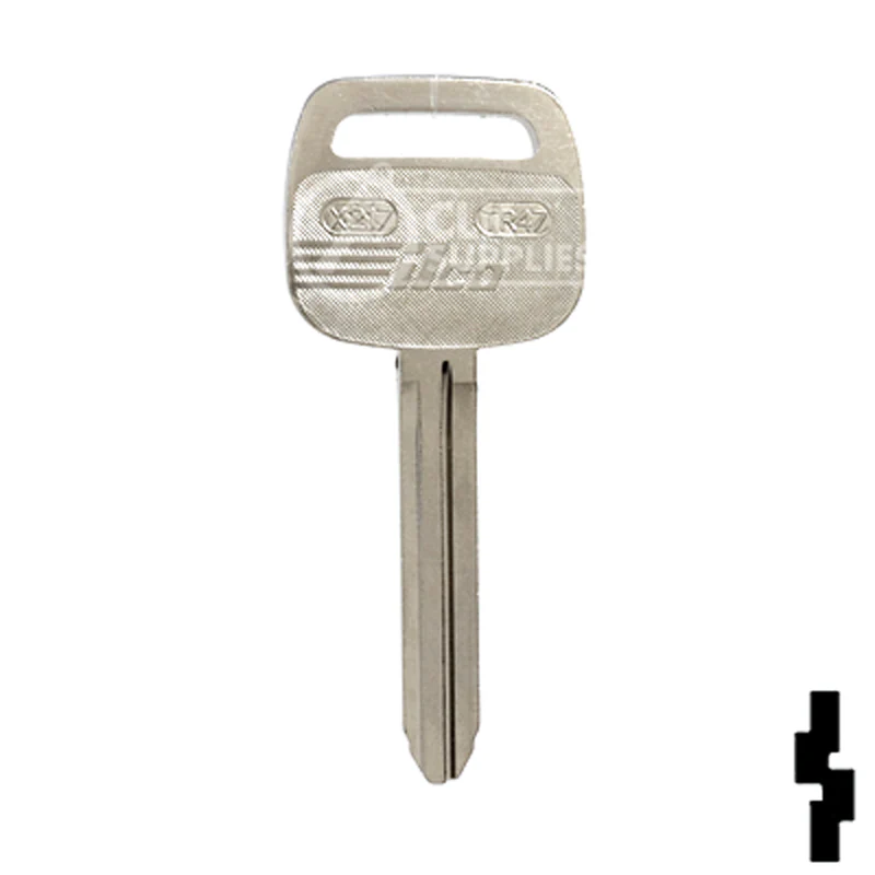 Uncut Key Blank | Toyota | X217, TR47 - Image 2