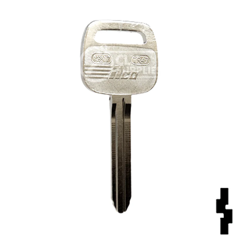 Uncut Key Blank | Toyota | X217, TR47 - Image 3