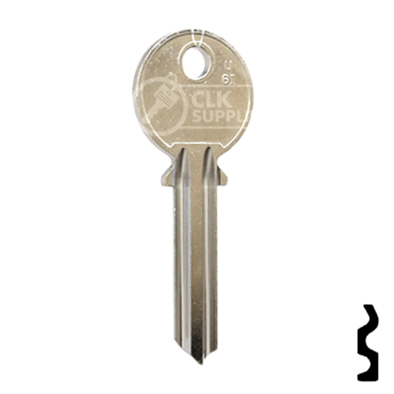 Uncut Key Blank | Universal | U6I - Image 15