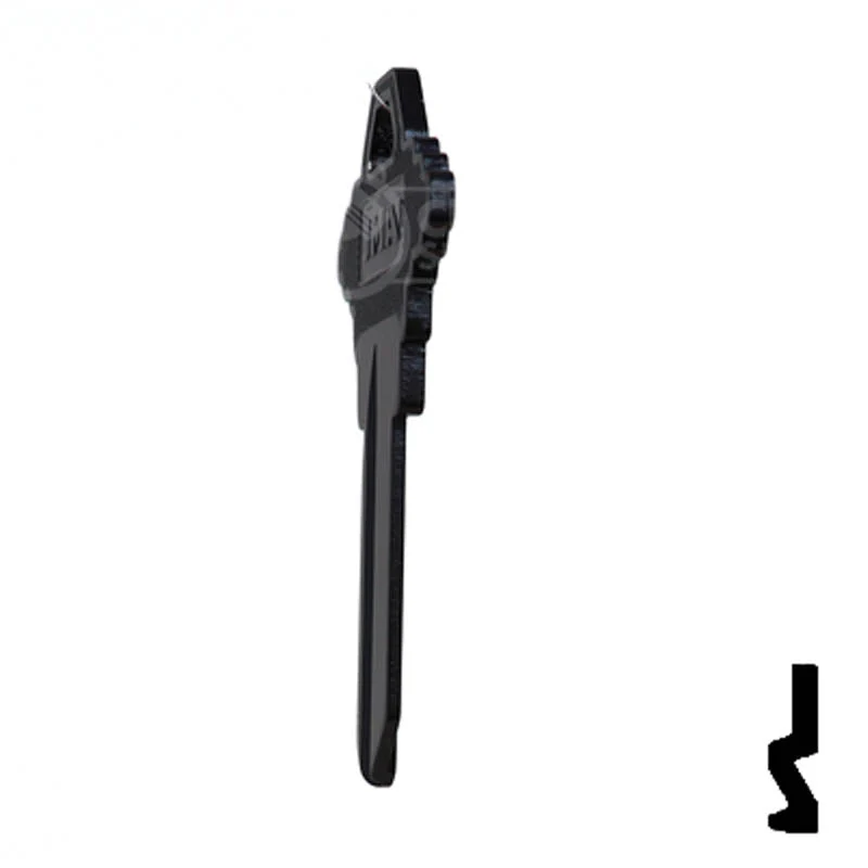 Uncut Aluminum Key Blank | Schlage SC1 | Black - Image 20