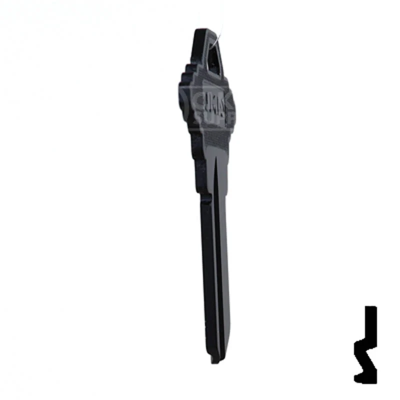 Uncut Aluminum Key Blank | Schlage SC1 | Black - Image 6