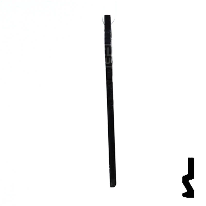 Uncut Aluminum Key Blank | Schlage SC1 | Black - Image 7