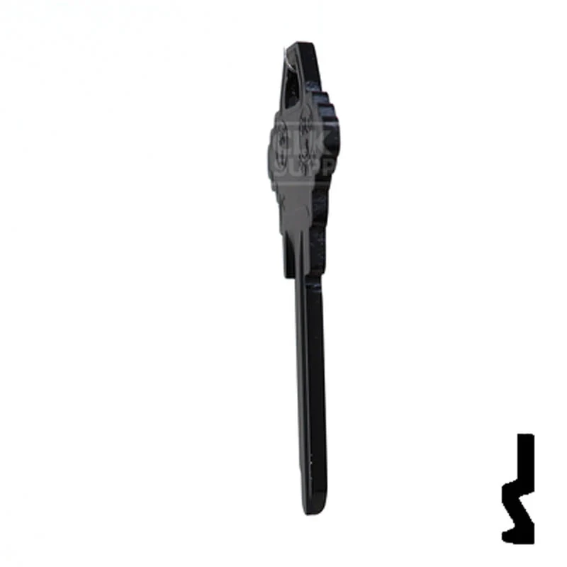 Uncut Aluminum Key Blank | Schlage SC1 | Black - Image 8