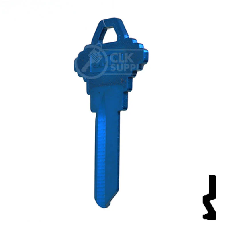 Uncut Aluminum Key Blank | Schlage SC1 | Blue - Image 22