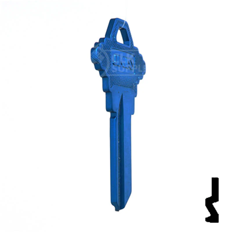 Uncut Aluminum Key Blank | Schlage SC1 | Blue - Image 5