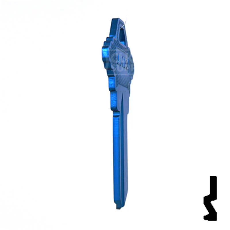 Uncut Aluminum Key Blank | Schlage SC1 | Blue - Image 6