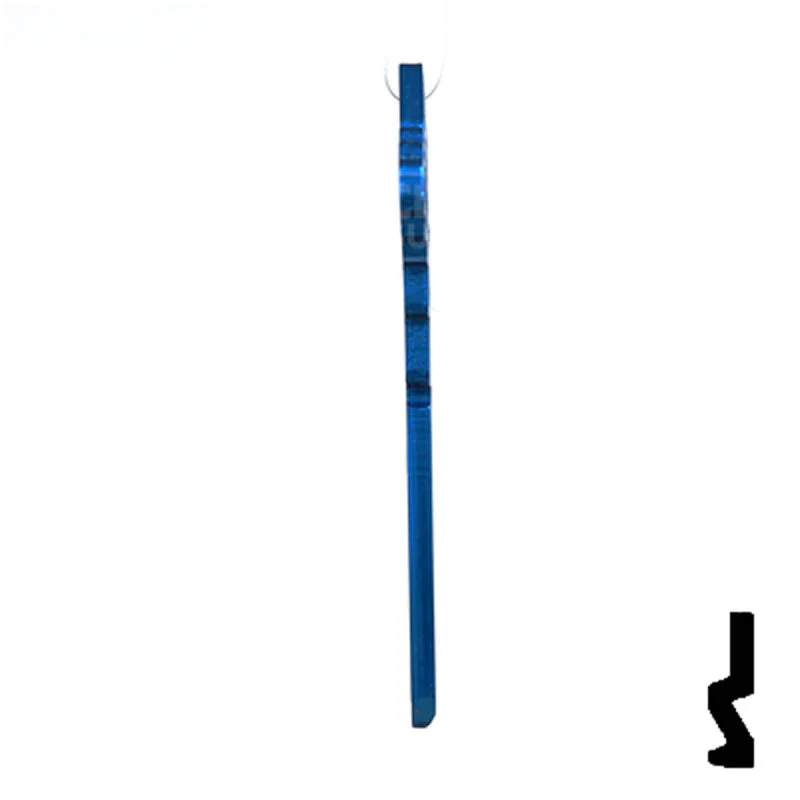 Uncut Aluminum Key Blank | Schlage SC1 | Blue - Image 7