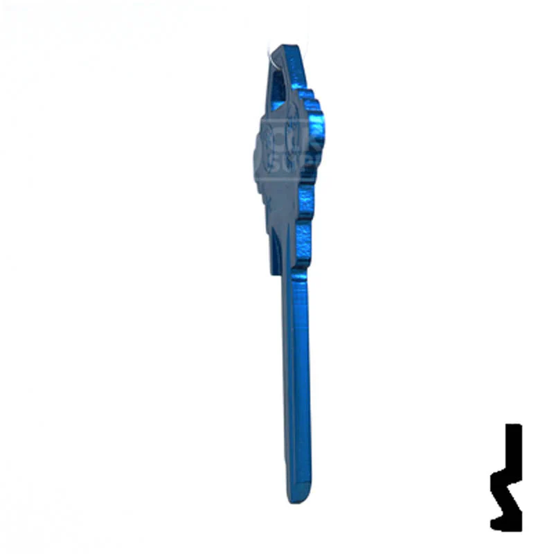 Uncut Aluminum Key Blank | Schlage SC1 | Blue - Image 8