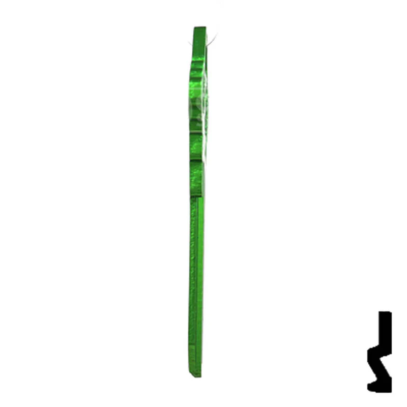 Uncut Aluminum Key Blank | Schlage SC1 | Green - Image 19