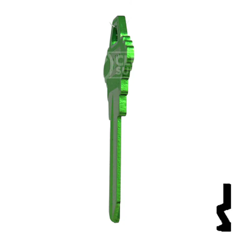 Uncut Aluminum Key Blank | Schlage SC1 | Green - Image 20