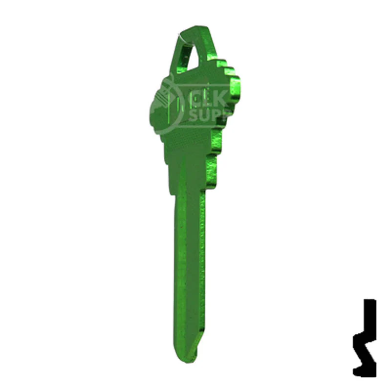 Uncut Aluminum Key Blank | Schlage SC1 | Green - Image 21