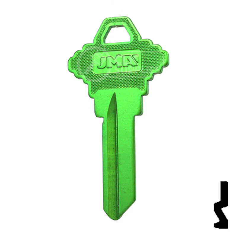 Uncut Aluminum Key Blank | Schlage SC1 | Green - Image 24