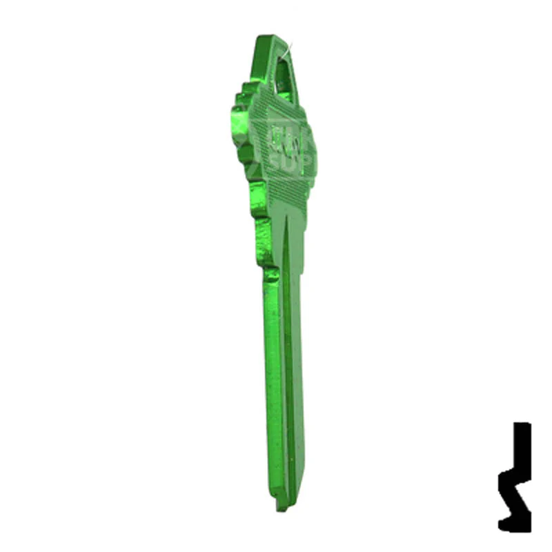 Uncut Aluminum Key Blank | Schlage SC1 | Green - Image 6