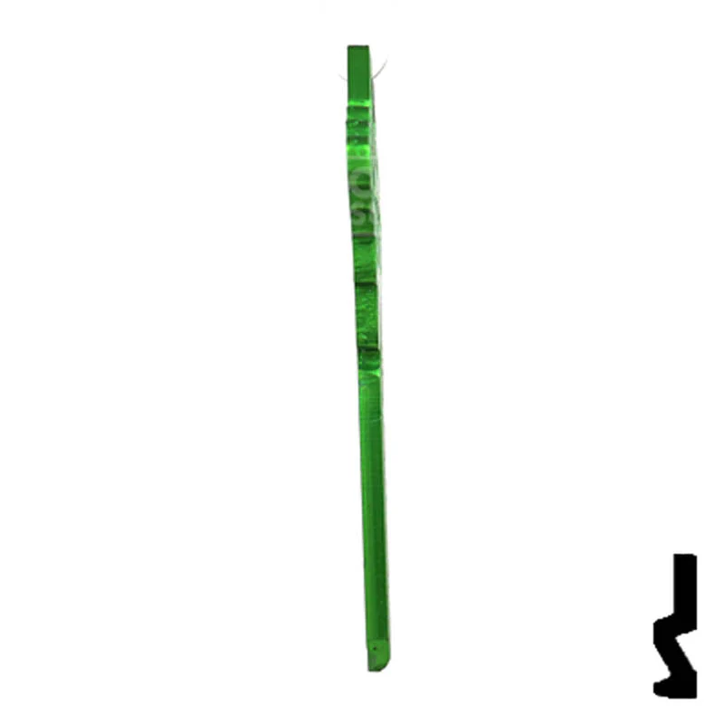 Uncut Aluminum Key Blank | Schlage SC1 | Green - Image 7
