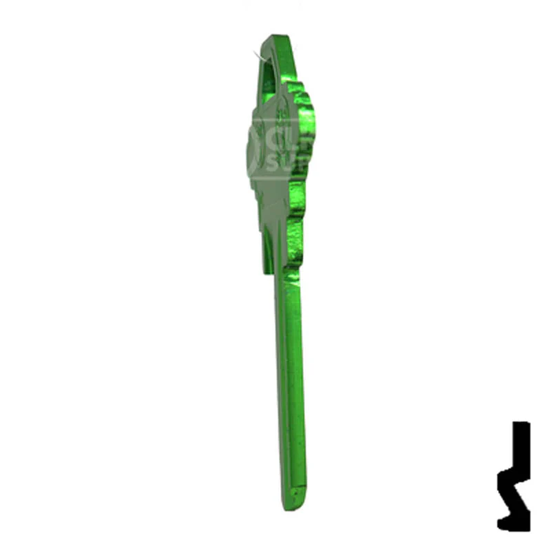 Uncut Aluminum Key Blank | Schlage SC1 | Green - Image 8