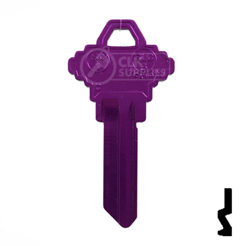 Uncut Aluminum Key Blank | Schlage SC1 | Lilac - Image 13