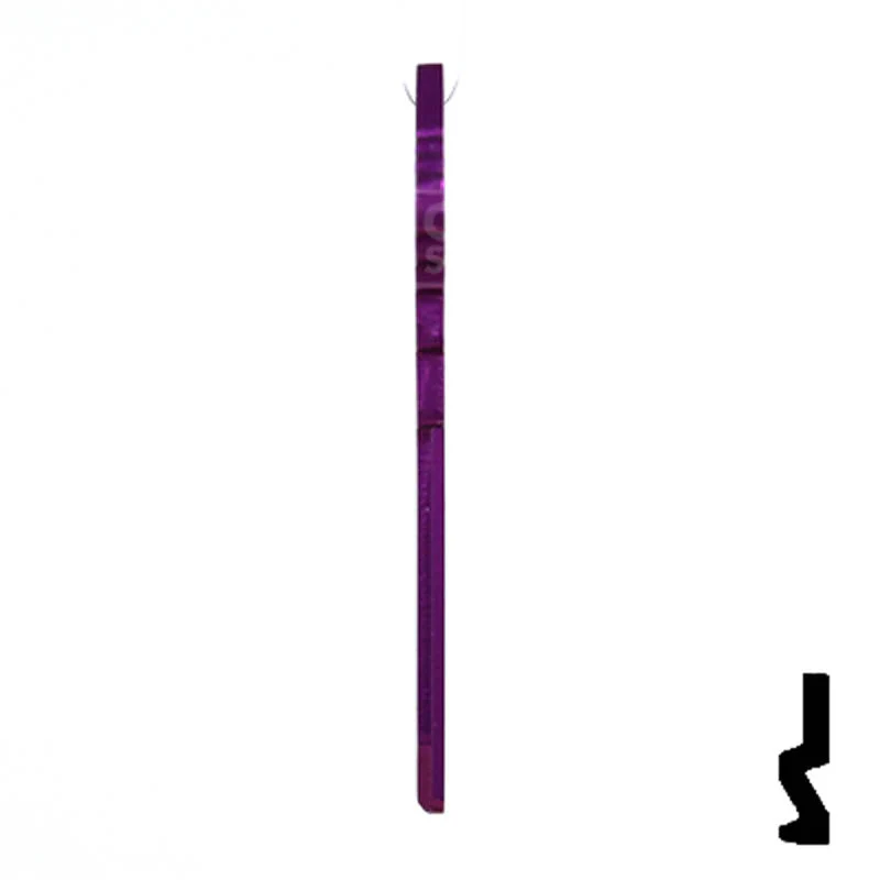 Uncut Aluminum Key Blank | Schlage SC1 | Lilac - Image 19