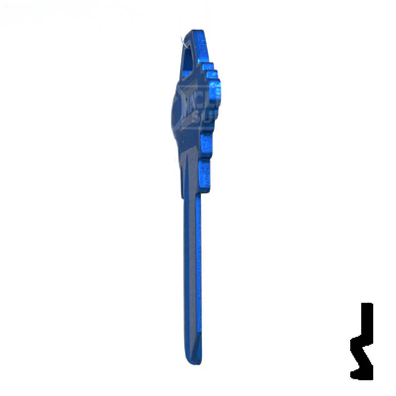 Uncut Aluminum Key Blank | Schlage SC1 | Navy Blue - Image 20
