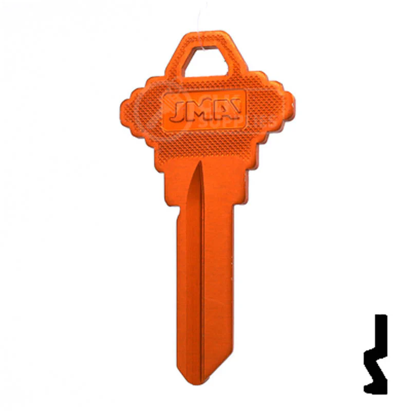Uncut Aluminum Key Blank | Schlage SC1 | Orange - Image 24