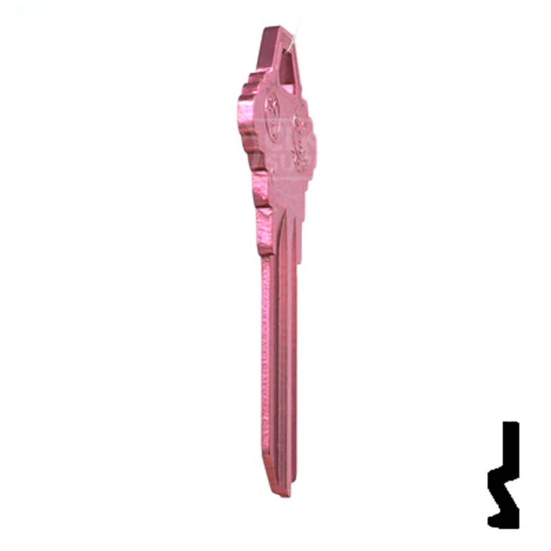 Uncut Aluminum Key Blank | Schlage SC1 | Pink - Image 18