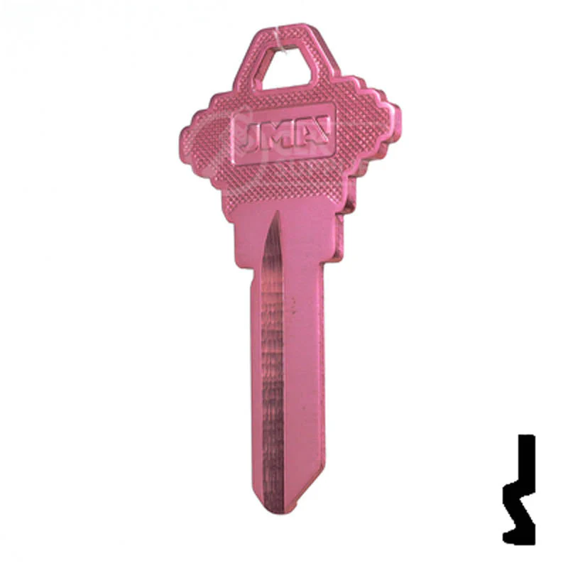 Uncut Aluminum Key Blank | Schlage SC1 | Pink - Image 23