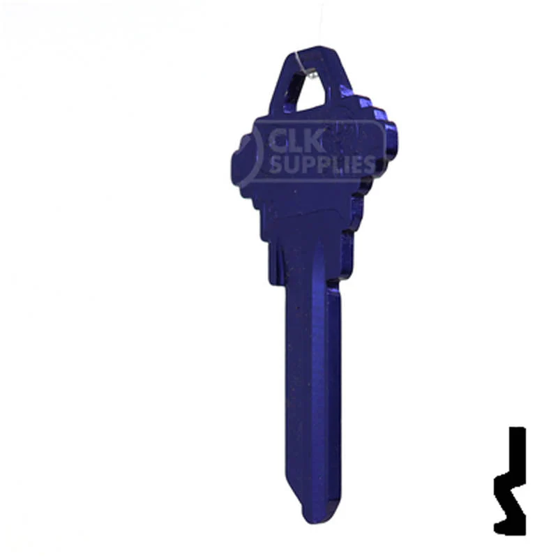 Uncut Aluminum Key Blank | Schlage SC1 | Purple - Image 10