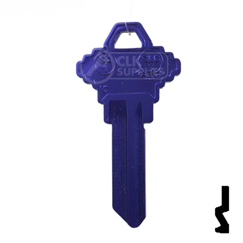 Uncut Aluminum Key Blank | Schlage SC1 | Purple - Image 13