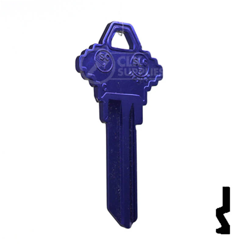 Uncut Aluminum Key Blank | Schlage SC1 | Purple - Image 16