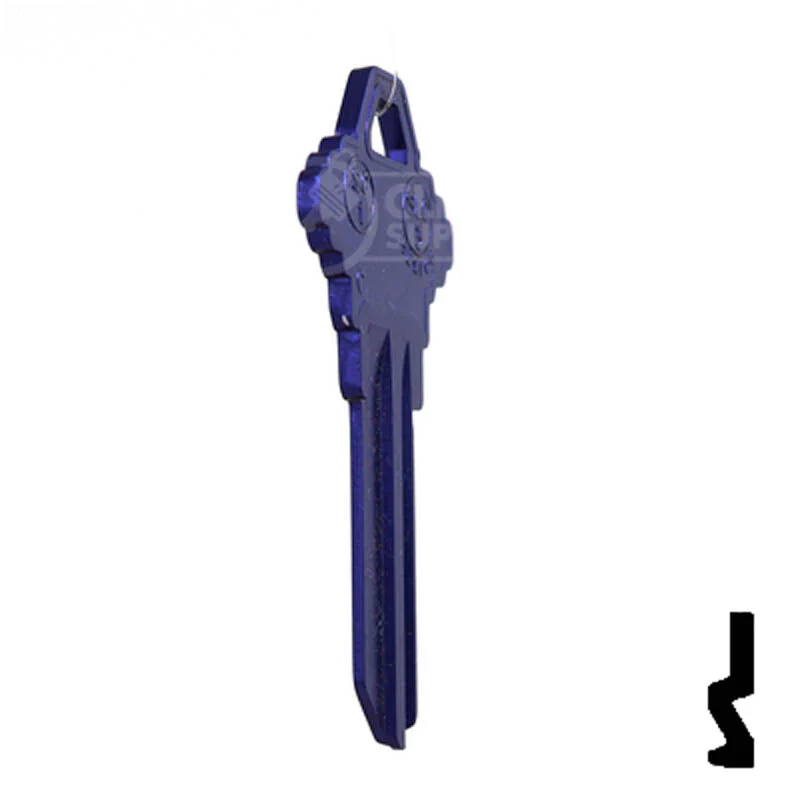 Uncut Aluminum Key Blank | Schlage SC1 | Purple - Image 18