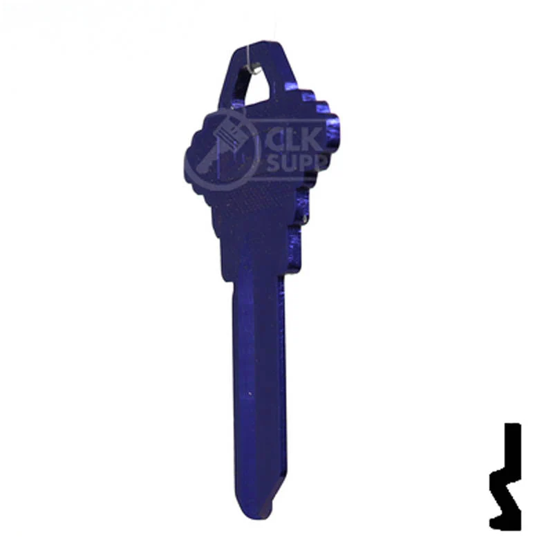Uncut Aluminum Key Blank | Schlage SC1 | Purple - Image 22