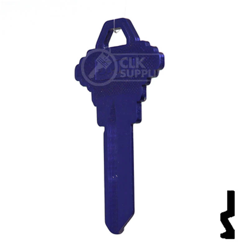 Uncut Aluminum Key Blank | Schlage SC1 | Purple - Image 23