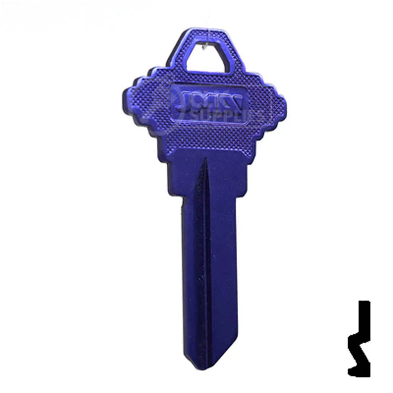 Uncut Aluminum Key Blank | Schlage SC1 | Purple - Image 3