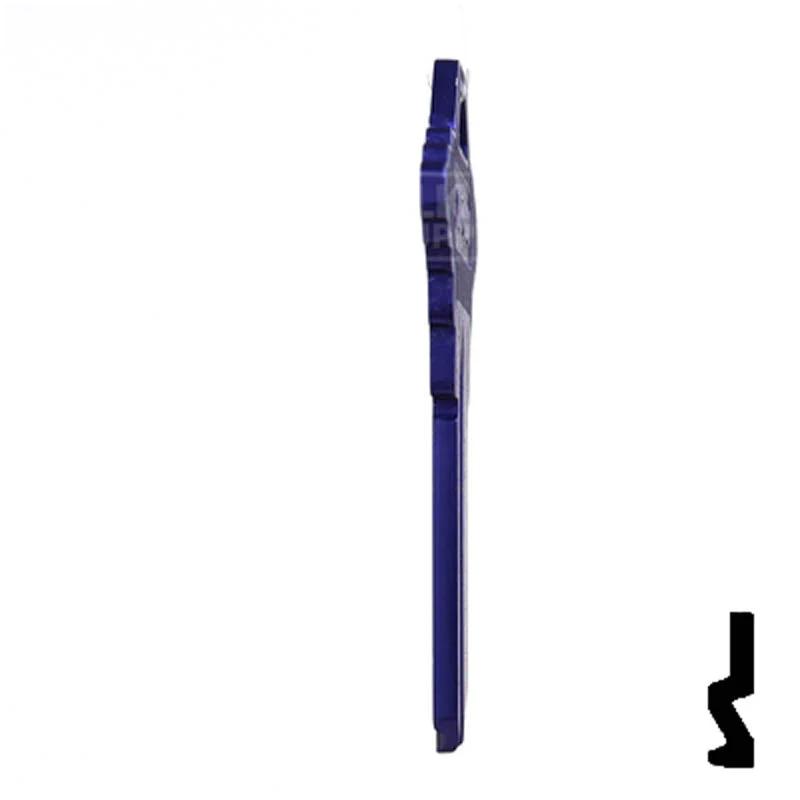 Uncut Aluminum Key Blank | Schlage SC1 | Purple - Image 7