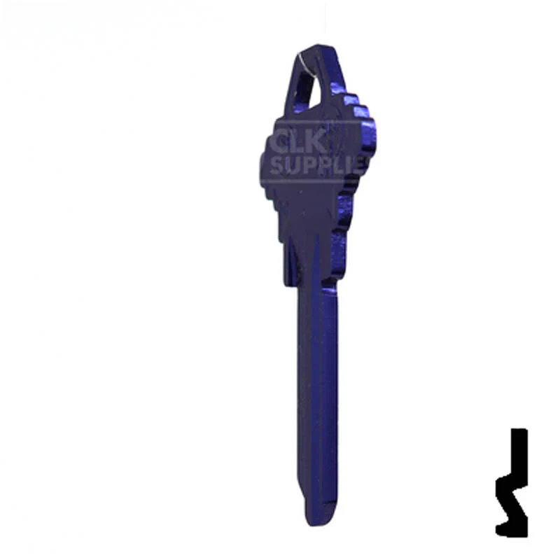 Uncut Aluminum Key Blank | Schlage SC1 | Purple - Image 9