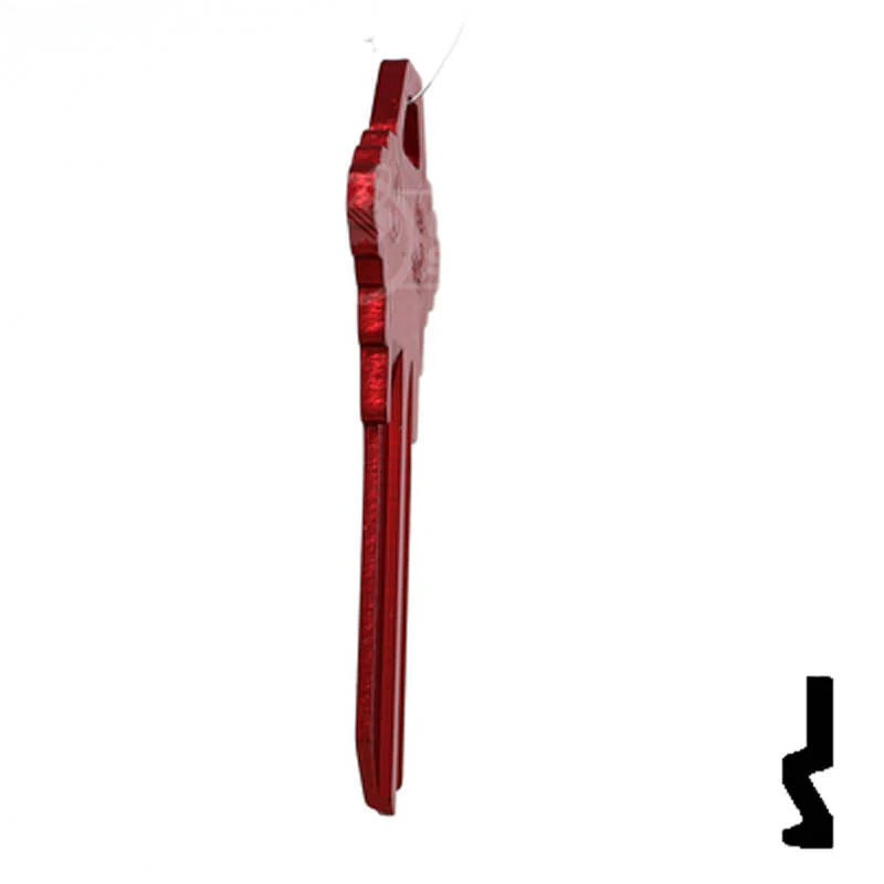 Uncut Aluminum Key Blank | Schlage SC1 | Red - Image 18