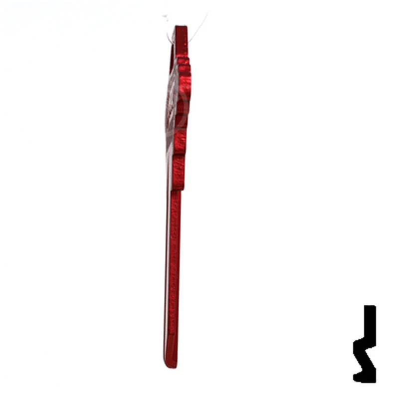 Uncut Aluminum Key Blank | Schlage SC1 | Red - Image 19
