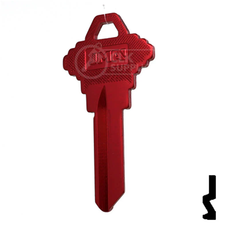 Uncut Aluminum Key Blank | Schlage SC1 | Red - Image 23
