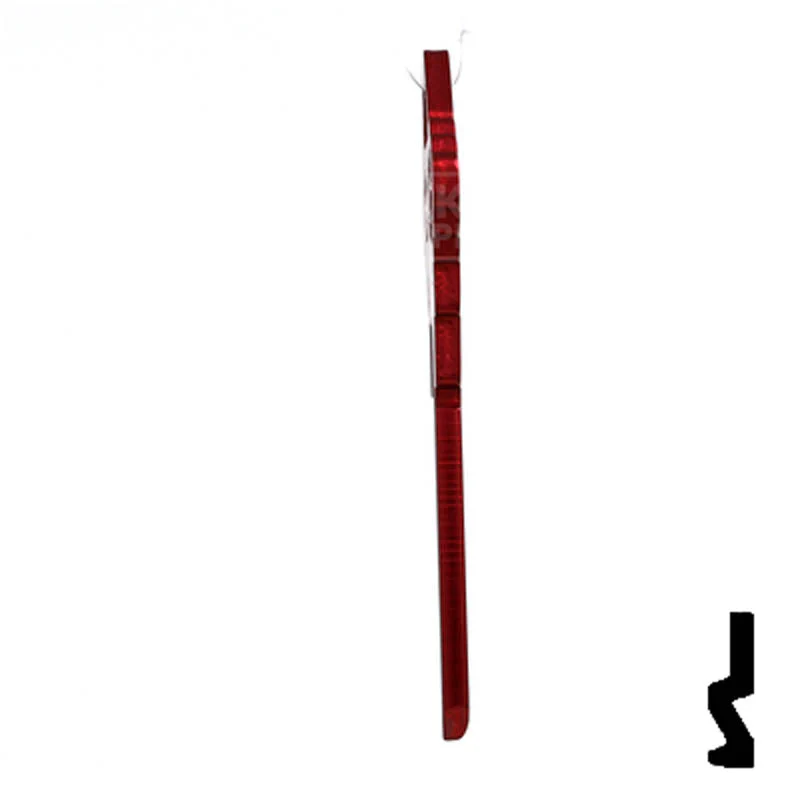 Uncut Aluminum Key Blank | Schlage SC1 | Red - Image 7