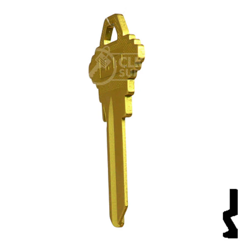 Uncut Aluminum Key Blank | Schlage SC1 | Yellow - Image 21