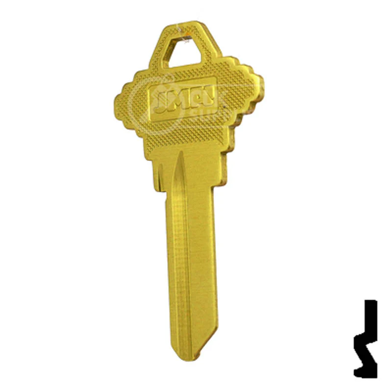 Uncut Aluminum Key Blank | Schlage SC1 | Yellow - Image 23