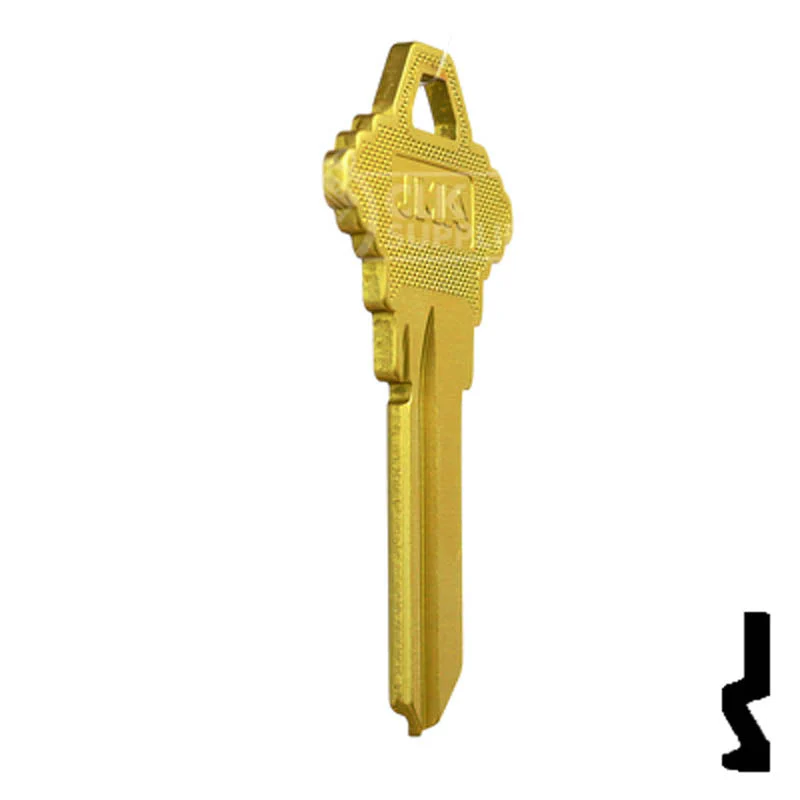 Uncut Aluminum Key Blank | Schlage SC1 | Yellow - Image 5