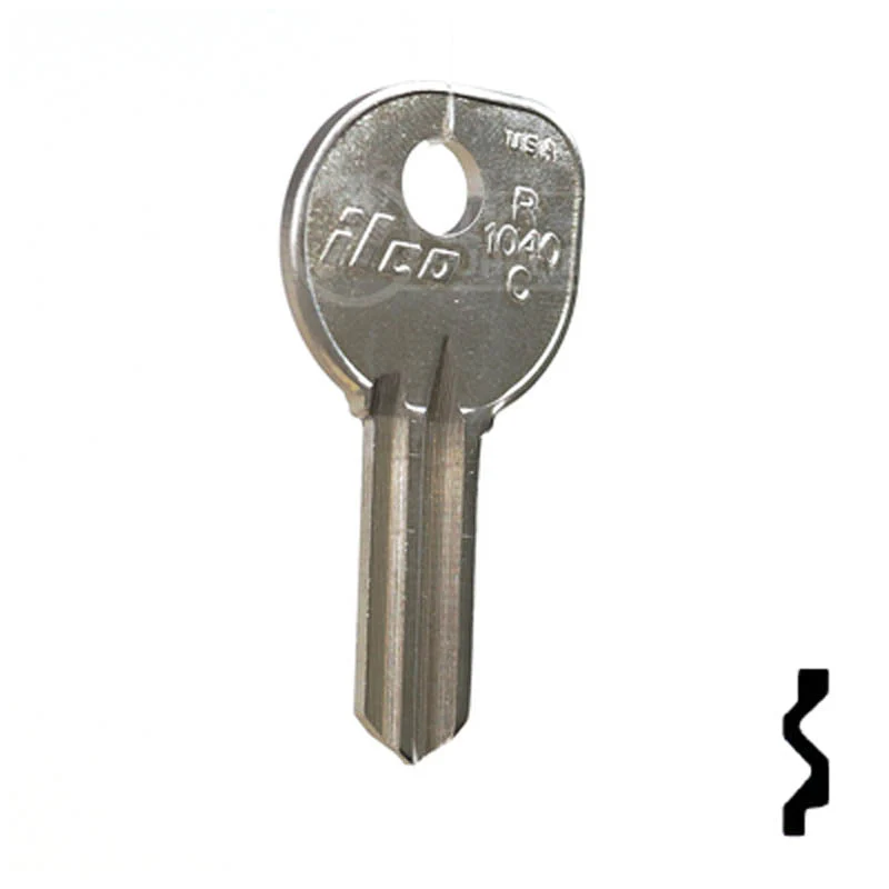 Uncut Boat Key Blank | Clum | R1040C - Image 3