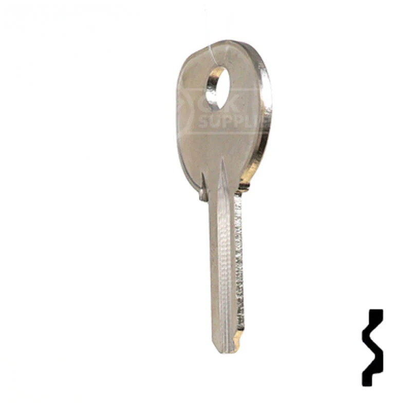 Uncut Boat Key Blank | Clum | R1040C - Image 9